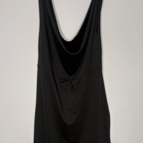 NEW Fashion Nova Black Cowl-Neck Halter Mini Dress — Size M — New w/ Tags - Picture 3 of 4